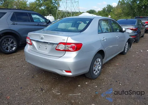 2011 Toyota Corolla Le из США, поврежденный, VIN JTDBU4EE2B9154118